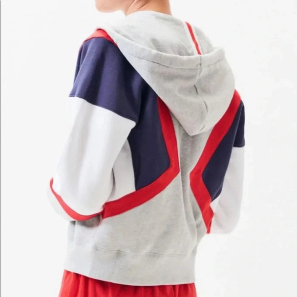 Champion Reverse Weave Colorblock Hoodie Large - Picture 2 of 15